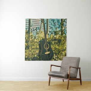 Guitar gift for guitarist tapestry