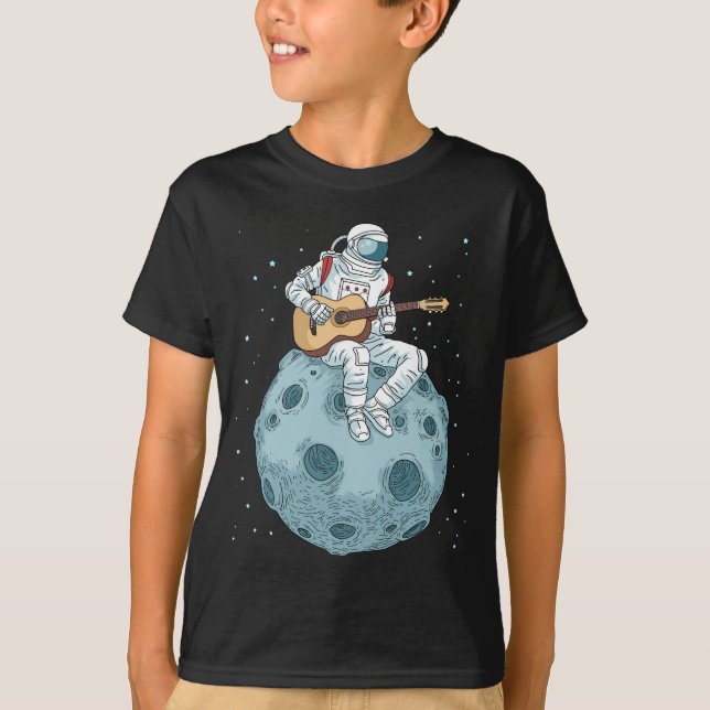Guitar Gift Kids Music Electric Bass Guitar T-Shirt (Front)