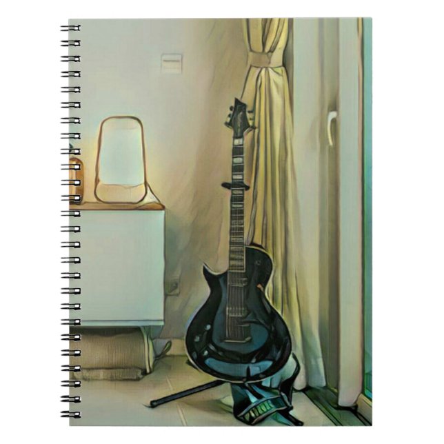 Guitar gifts for dad notebook (Front)