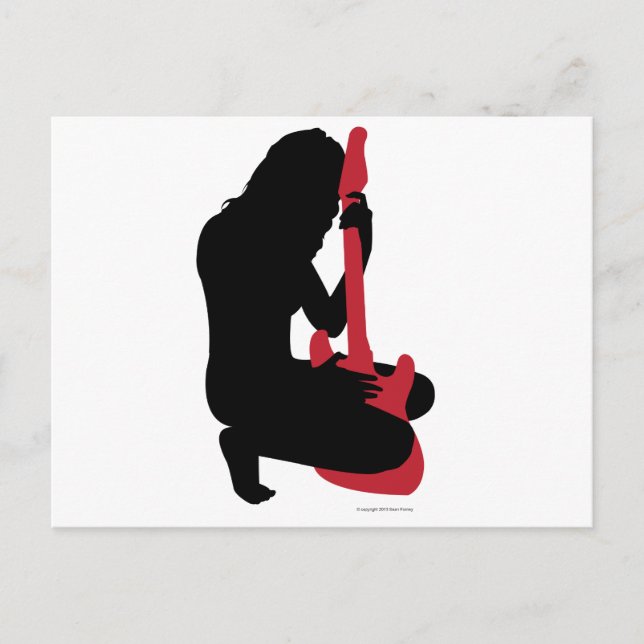 Guitar Girl Postcard (Front)