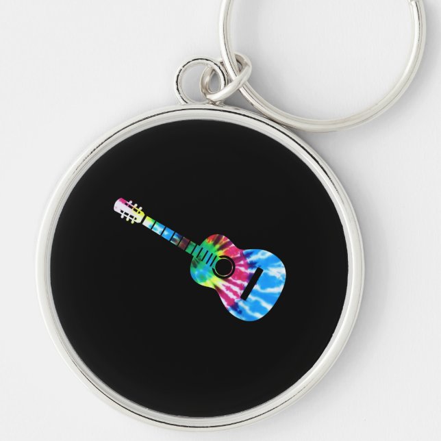 Guitar Guitarists Gift Keychain (Front)