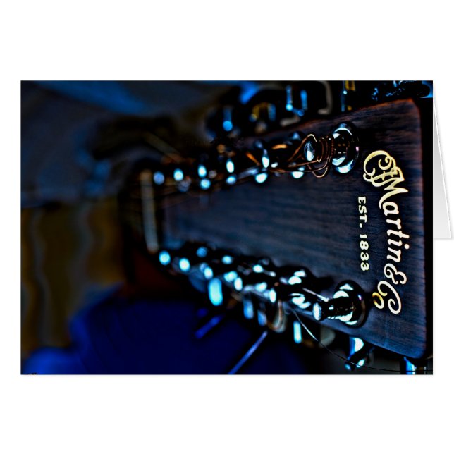 Guitar HDR Photograph (Front Horizontal)