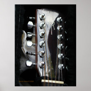 Guitar Head Poster