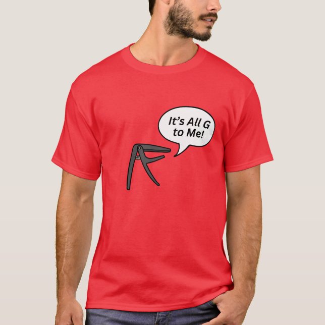 Guitar Humour T-Shirt (Front)