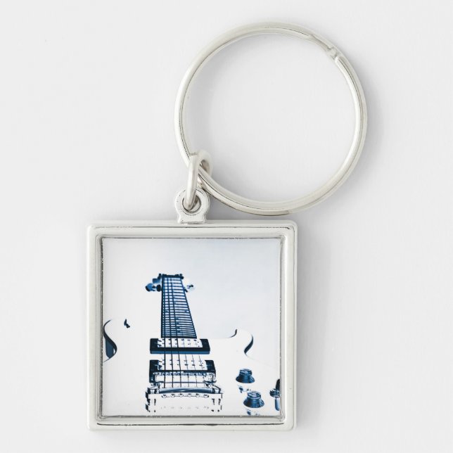 Guitar Image Keychain (Front)