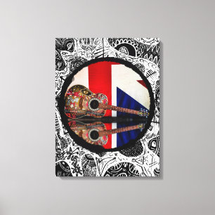 Guitar in Britian Canvas Print