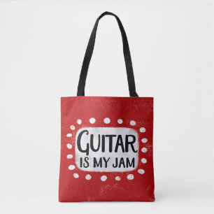 Guitar Is My Jam Tote Bag