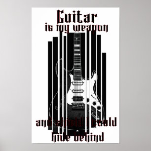 Guitar is my weapon, poster