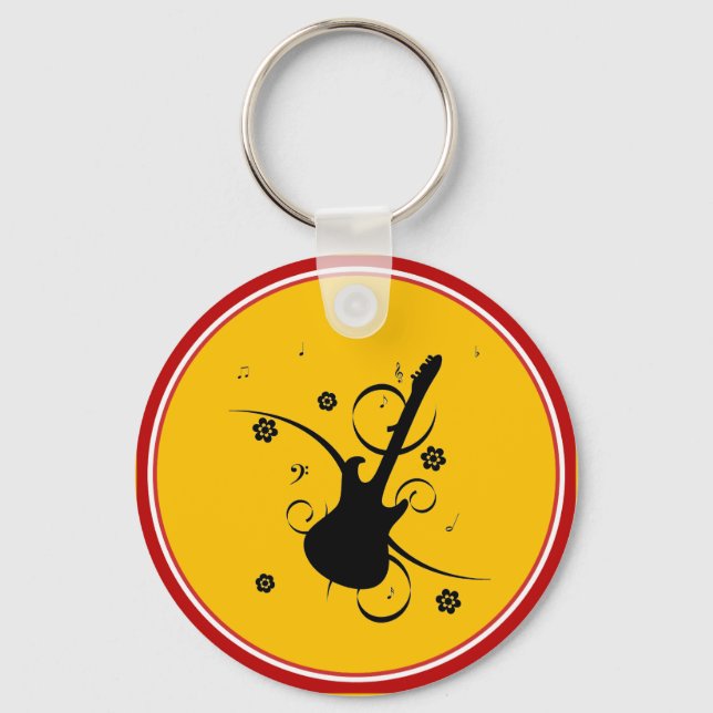 Guitar Keychain (Front)
