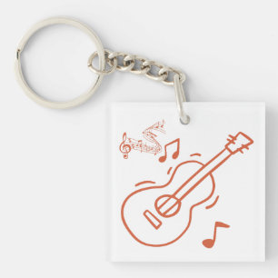 guitar keychain