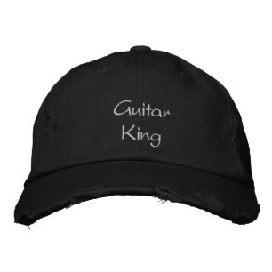 Guitar King Custom Embroidered  Cap / Hat