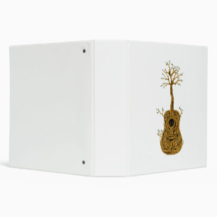 Guitar Lake Shadow Love Guitar Gift Music Lovers Binder