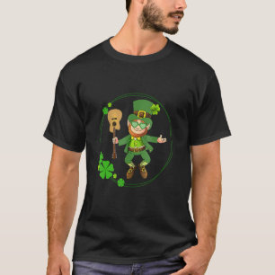 Guitar Leprechaun St Patricks Day. Guitar Player I T-Shirt
