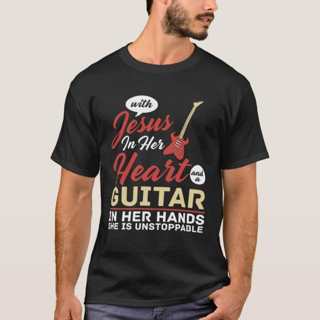 Guitar Lesson Guitarist Beginner Music Instrument  T-Shirt (Front)