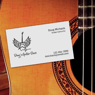 Guitar Lessons / Instructor Business Card