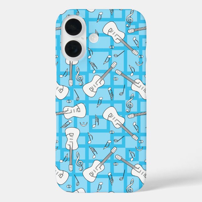 Guitar Lines Music Notes Case-Mate iPhone Case (Back)