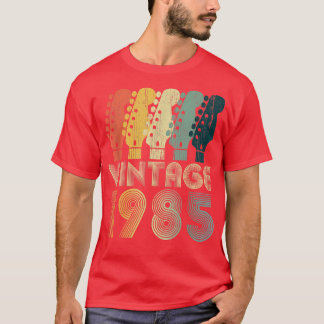 Guitar Lover 37 Year Old Gifts Vintage 1985 Limite T-Shirt