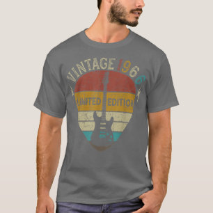 Guitar Lover 56 Years Old Gift, Vintage 1966 56th T-Shirt