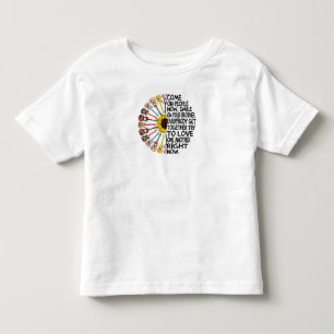 Guitar Lover   Acoustic Floral Guitar Gift Toddler T-shirt
