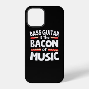 Guitar Lover   Bass Guitar Is Bacon Of Music Funny iPhone 12 Pro Case