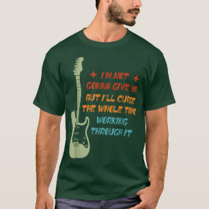Guitar Lover Funny Electric Guitar Design Guitar T-Shirt