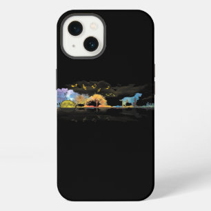 Guitar Lover Gift Cocker Spaniel Dog Watercolor iPhone 13 Case