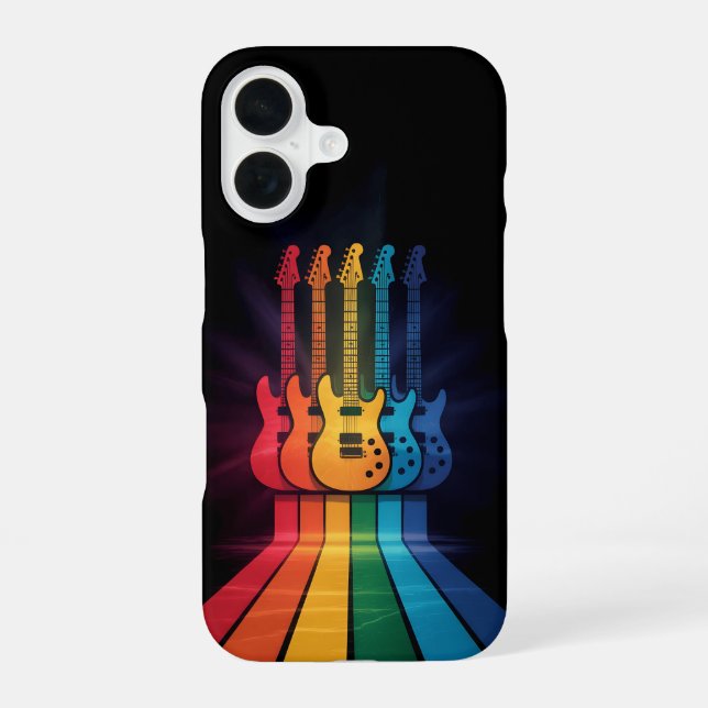 Guitar Lover iPhone 16 Case (Back)