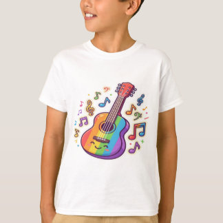 Guitar Lover – Minimalist Music Illustration Desig T-Shirt