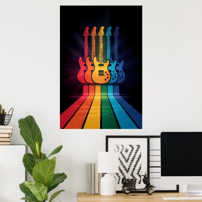 Guitar Lover Poster (Home Office)