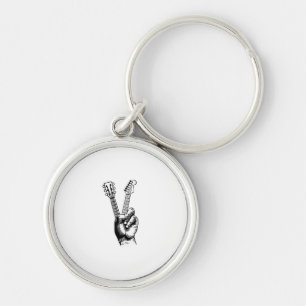 Guitar Lover   Say Hi Guitar Gift Keychain