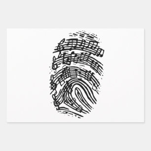 Guitar Lover   Staves Guitar Gift, Wrapping Paper Sheet