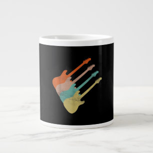 Guitar Lover   Vintage Electric Guitar Large Coffee Mug
