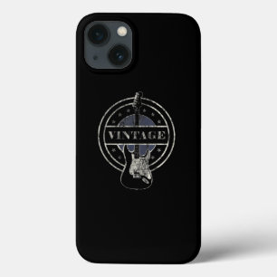 Guitar Lover Vintage Retro Guitar Gift iPhone 13 Case