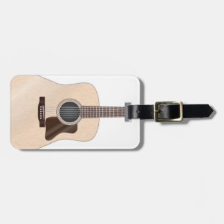 guitar luggage tag