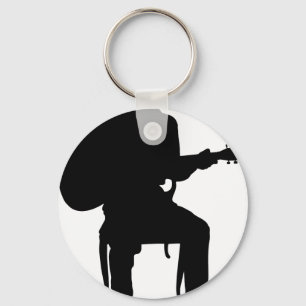 Guitar Man Keychain