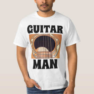 GUITAR MAN MENS ACCOUSTIQUES T-SHIRTS