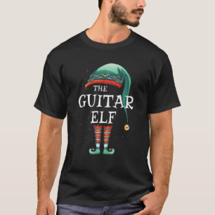 Guitar Matching Family Christmas Party Pajama T-Shirt