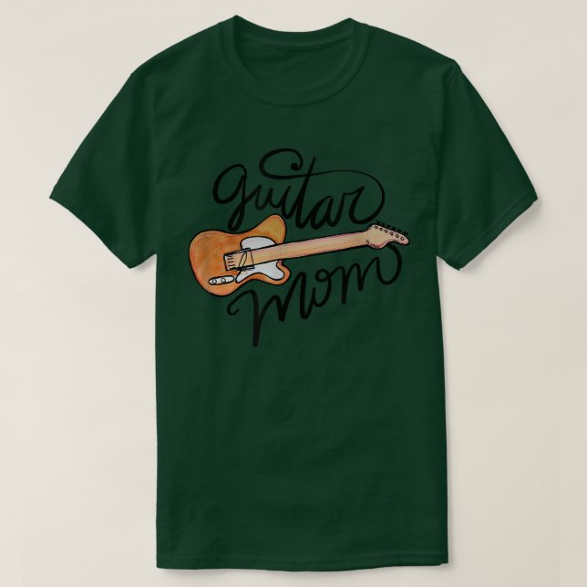 Guitar Mom  T-Shirt (Design Front)