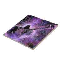 Guitar Music Ceramic Tile