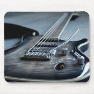 guitar, music, electric guitar mouse pad