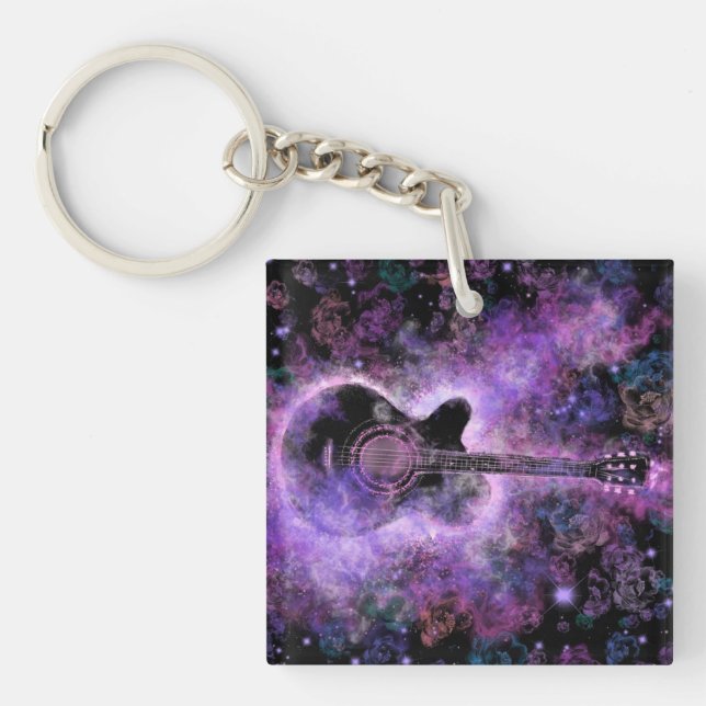 Guitar Music Keychain (Front)