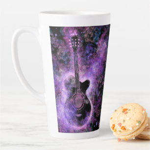 Guitar Music Latte Mug