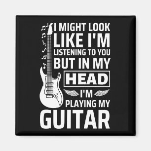 Guitar Music Magnet