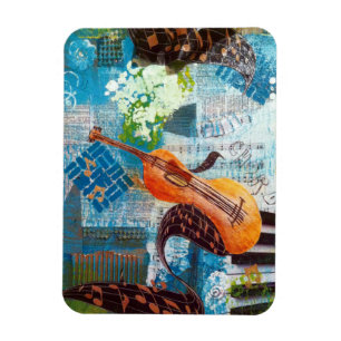 Guitar Music Magnet