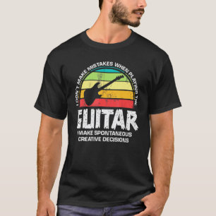 Guitar Music Musical Instrument Musician Fun T-Shirt
