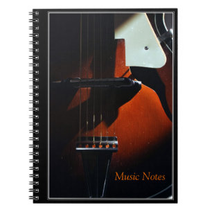 Guitar Music Notes customizable Notebook