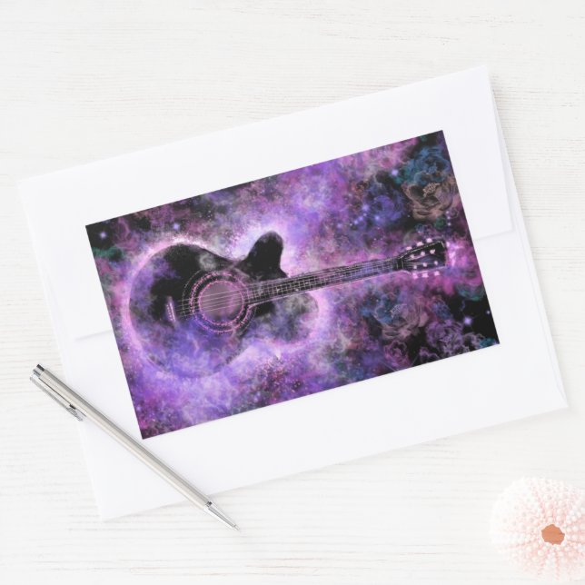 Guitar Music Sticker (Envelope)