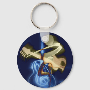 Guitar Music String Destiny Song and Dance Keychain