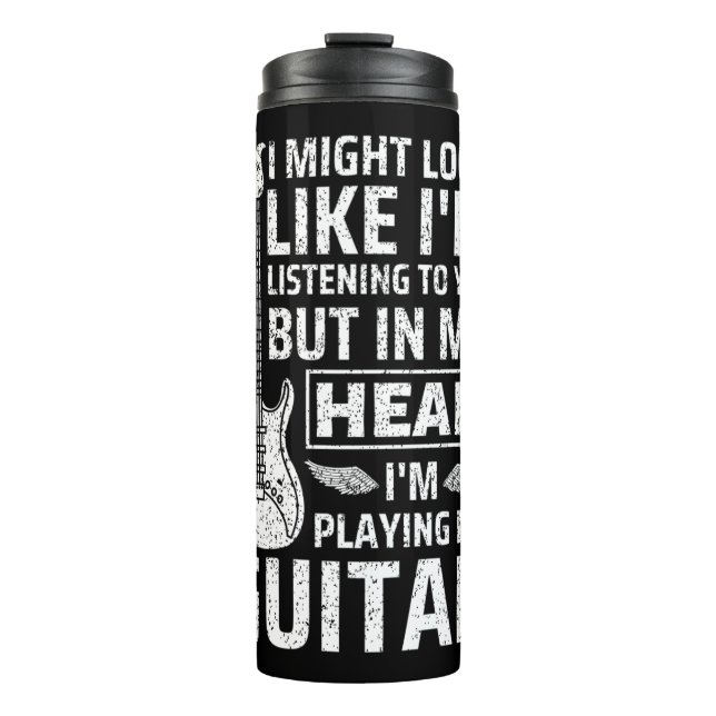 Guitar Music Thermal Tumbler (Front)