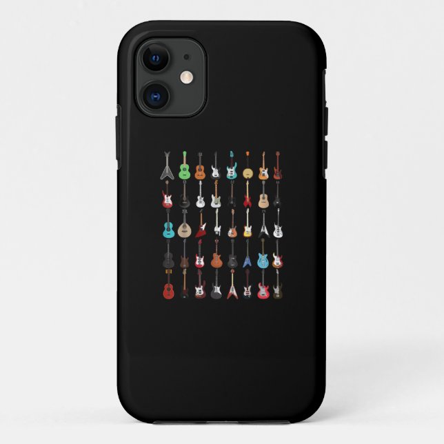Guitar Musical Instrument Rock and Roll Case-Mate iPhone Case (Back)